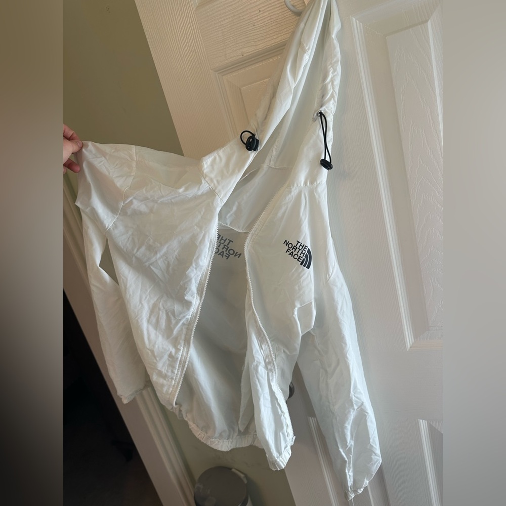 North Face Supreme White Rain Jacket